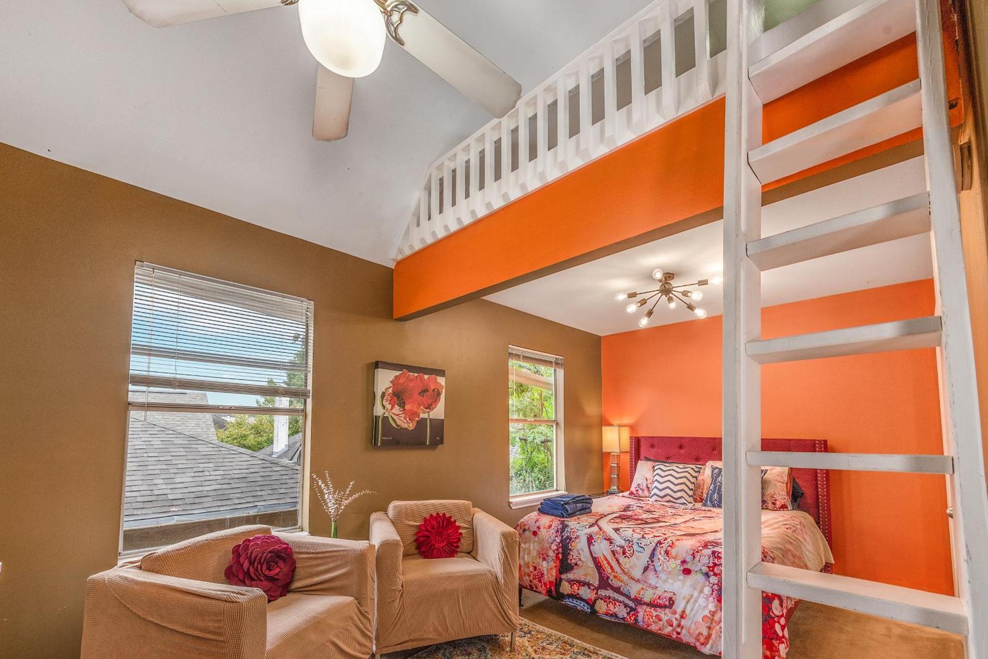 Boho-Inspired Haven With Free Park Apartment Houston Bagian luar foto